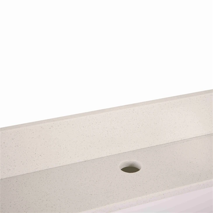 Diamond White Quartz Bathroom Sink