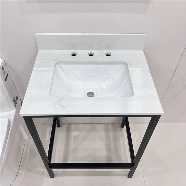 Floor Standing Ariston Quartz Stone Bathroom Vanity